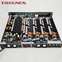 Amplificateur de puissance de classe D 4*2000W avec alimentation PFC, amplificateur de puissance de grande puissance pour basse impédance, pour spectacles en plein air