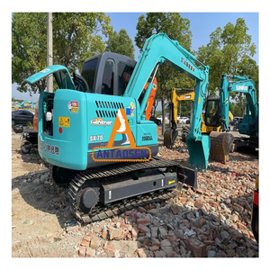 Excavadora Kobelco SK75 usada, excavadora original japonesa SK75 Kobelco, excavadora de orugas mediana de 7,5 toneladas de Japón, excavadora de bajo precio - Product Image 2
