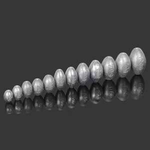 Palmer 1g-200g chumbo peso pesca pesos chumbadas forma oval oco chumbadas peso pesca - Product Image 5