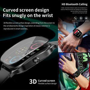 ODM 2.01 pouces TFT montre intelligente pour femmes hommes BT appelant plein écran tactile COF corps en alliage de Zinc application multilingue - Product Image 3