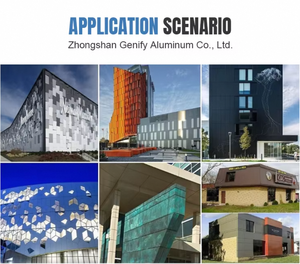 Profilé en aluminium imitation <span class=keywords><strong>bois</strong></span>, édition Great Wall, directement de l'<span class=keywords><strong>usine</strong></span>, pour la décoration murale intérieure et le revêtement de plafond extérieur. - Product Image 6