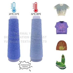 300D/1 100% Recycled Polyester Environmentally Friendly Material Thermochromic Yarn