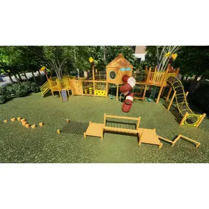 Juego grande personalizado para niños, patio de juegos al aire libre, jardín, juguete para niños