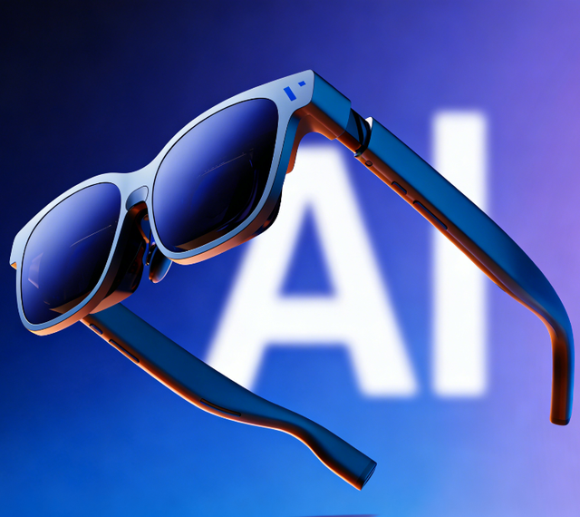 AI Smart Glasses with Camera 32G Storage Smart Audio Glasses AI Photography Sunglasses for Hands-free Calling Navigation