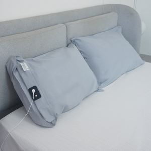 Funda de Almohada Rectangular Vintage Tejida y Bordada a Rayas, de Algodón Orgánico con Fibra de Plata Antiestática, para Hogar, Hotel, Hospital - Product Image 3