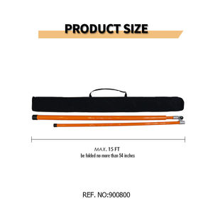 Varilla de Medición de Altura de Carga de Fibra de Vidrio de 15 Pies de Alta Resistencia con Poste Ajustable para Camiones - Product Image 2