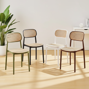 <span class=keywords><strong>Chaise</strong></span> de salle à manger empilable moderne en plastique PP, <span class=keywords><strong>pour</strong></span> usage domestique, extérieur, loisirs, petite taille, avec accoudoirs, chaises de restaurant, meubles - Product Image 5