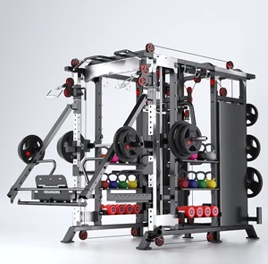 Attrezzatura Commerciale da Palestra All-in-One Multi-Funzionale: Smith Machine, Rack per Squat Integrato e Power Cage per Centri Fitness - Product Image 1