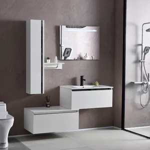 Lavabo autonome lavabo miroir vanité personnalisée vanités de salle de bain haut de gamme