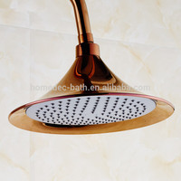 Pomme de douche en laiton plaqué or Rose, 2019, robinet de salle de bains, douche de pluie contrôlée, ensemble de douche vintage, meilleure vente en europe