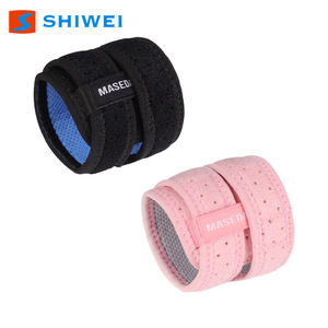 Shiwei Wrap Around Sports Wristband Double Strap Breathable Universal Fit For <b>Badminton</b> Yoga Volleyball Wrist Support - Product Image 1