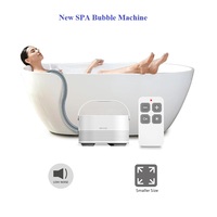 Machine à bulles de bain SPA Pompe à air Masseur avec chauffage et contrôle à 6 vitesses pour la détente en vacances Cadeau et séances de spa à domicile