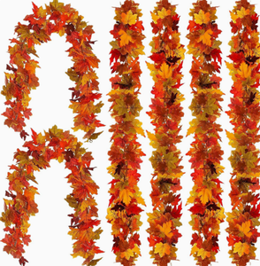 Guirnalda de Hojas de Arce Artificiales YHM para Decoración Colgante de Acción de Gracias y Festival de la Cosecha de Otoño, 5.7 Pies, Longitud y Color Personalizables - Product Image 6
