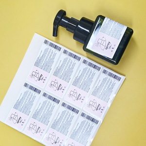 <strong>Custom</strong> <strong>Printed</strong> Shampoo <strong>Label</strong> Waterproof <strong>Printing</strong> Matte Vanish Low Temperature Resistant Cosmetic <strong>Bottle</strong> <strong>Labels</strong> - Product Image 1