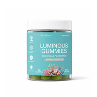 Gummies liposomales OEM Sea Moss Pearl Vitamine C Fraise-Limonade pour l'éclat et l'éclat de la peau, 60 unités