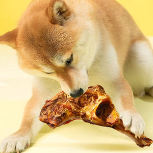 Makanan ringan grosir suguhan anjing Natura hadiah latihan Ischium sapi kering udara Premium untuk membersihkan gigi anjing mengunyah - Product Image 1