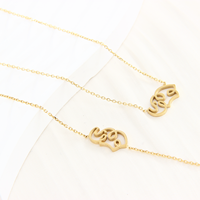 Ensemble de bijoux en acier inoxydable plaqué or, motif éléphant, collier, boucles d'oreilles, bracelet, cadeau unisexe pour mariage et fête, vente en gros