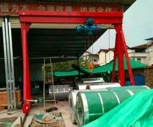 Grue à portique mobile réglable robuste pour le levage industriel et la logistique d'atelier, état neuf, moteur, roulement, engrenage - Product Image 2