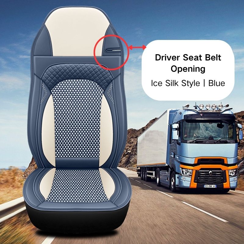 Ouverture de la ceinture de sécurité du conducteur bleue