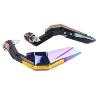 Protector de Manillar Universal para Motocicleta, Protector Contra Viento y Caídas para Scooter Eléctrico, Aleación CNC Modificada