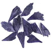 Nuovi arrivi cristalli minerali pietre di guarigione grezze grezze lame di cianite di titanio aura viola blu naturale per la decorazione domestica