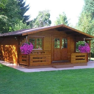 Cabane de jardin traditionnelle en bois traité sous pression pour la détente et la salle de thé - Product Image 2