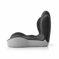 Coussin de siège en mousse à mémoire de forme personnalisé avec support dorsal, housse lavable OEM, pour chaise de bureau et voiture, vente en gros