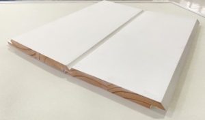Customizable Wooden Structure <b>White</b> Primed Pine Wood Shiplap Siding Wall Paneling/boards for Interior Walls Shiplap - Product Image 2