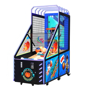 Machine de tir d'arcade de basket-ball de rue à monnayeur avec interface en anglais 110V/220V, couleur personnalisable - Product Image 1