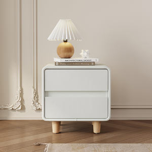 <span class=keywords><strong>Table</strong></span> <span class=keywords><strong>de</strong></span> chevet intelligente et simple en bois massif pour petits appartements Armoire <span class=keywords><strong>de</strong></span> rangement <span class=keywords><strong>de</strong></span> luxe <span class=keywords><strong>intégrée</strong></span> pour chambre à coucher à usage domestique - Product Image 2