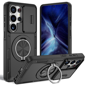 Funda Magnética Antigolpes para Teléfono <span class=keywords><strong>Samsung</strong></span> S26 con Soporte Giratorio de 360°, Funda Protectora para <span class=keywords><strong>Samsung</strong></span> Galaxy S25 S26 Ultra - Product Image 1