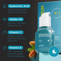Marque de beauté privée Sérum d'hydratation visage jour et nuit antioxydant pour une peau plus lisse et éclaircissante