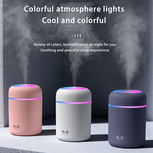 Humidificadores de aromaterapia de aire, Humidificador blanco H20, Oem Odm nebulizador, Logo personalizado, 300 ml, venta al por mayor de fábrica DQ107 - Product Image 4