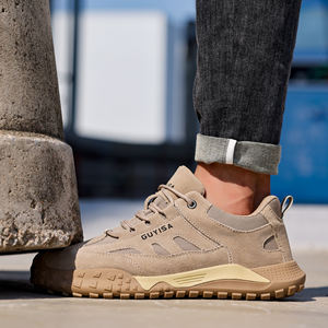 Chaussures de sécurité GUYISA pour hommes, résistantes aux perforations et aux chocs, avec protection métatarsienne, idéales pour la démolition et les travaux mécaniques - Product Image 3