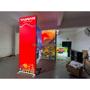 10x20 pies, recién llegado, diseño Modular, fácil de construir, marco de aluminio portátil, tela de tensión SEG, cabina de exhibición retroiluminada LED, exposición - Product Image 1