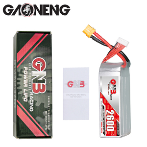 GAONENG GNB 2600MAH 6S 22.2V 110C XT60 LiPo Batterie Lithium Polymère RC Air FPV Drone UAV Air Wing - Product Image 6