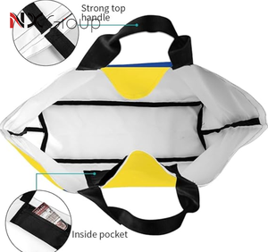 Sacs de courses fourre-tout avec drapeau national colombien, cadeau souvenir pour les supporters de football en gros - Product Image 3