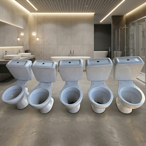 Inodoro de Dos Piezas de Primera Calidad, Ecológico, Estilo Africano, para Baño, con Cisterna Integrada - Product Image 1