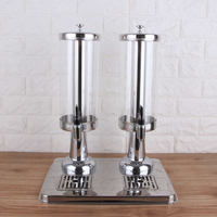 Offre Spéciale Distributeur d'eau et de boissons portable 3L en acier inoxydable et plastique, écologique, avec tube à glace de qualité alimentaire pour refroidir la bière et les jus