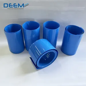 PVC-Schrumpf schlauch 5mm-580mm Batterie haut mit flacher Breite, wärme schrumpf bare Folien abdeckung für Batterien