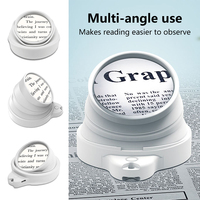 Lupa de Aumento Plegable Portátil y Versátil, Zoom Compacto Ajustable para Lectura y Tasación de Joyería Fina