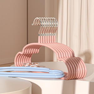 <span class=keywords><strong>Cintres</strong></span> en plastique épais, <span class=keywords><strong>cintres</strong></span> antidérapants spécifiques pour bébés, sans odeur, supports pour vêtements d'enfants, <span class=keywords><strong>lot</strong></span> de dix - Product Image 3