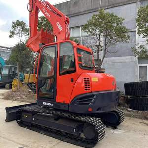 Presque neuf Mini-pelle d'occasion Kubota KX185 d'occasion 6.5 tonnes Kubota KX163 KX165 Pelle sur chenilles d'occasion Meilleur prix pour Offre Spéciale - Product Image 1
