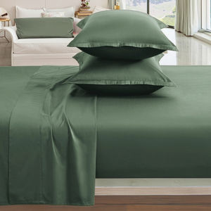 Juego de funda nórdica sólida tejida con certificado Oeko-Tex de estilo moderno 135x200cm 300TC 100% algodón satén 2 uds transpirable suave <span class=keywords><strong>cama</strong></span> para el hogar - Product Image 6