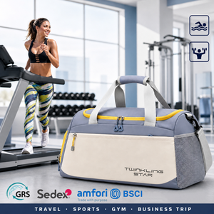 Bolsa <span class=keywords><strong>de</strong></span> Gimnasio Versátil para Negocios, Bolsa <span class=keywords><strong>de</strong></span> Viaje con Compartimento para Portátil <span class=keywords><strong>de</strong></span> Gran Capacidad, para Deportes, Gimnasio, Natación, Hombres y Mujeres - Product Image 1