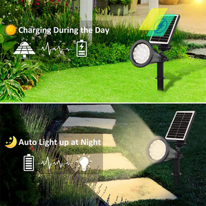 Éclairage <span class=keywords><strong>solaire</strong></span> extérieur décoratif pour jardin, arbre, paysage, <span class=keywords><strong>spot</strong></span> LED <span class=keywords><strong>à</strong></span> angle réglable, étanche, pour allée - Product Image 5