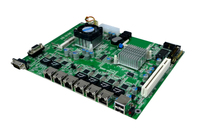 ISD525 est une bonne utilisation Intel Atom D410 ou D525 carte mère 6 LAN * 1000Mbs, usine en gros, pour PC industriel stable