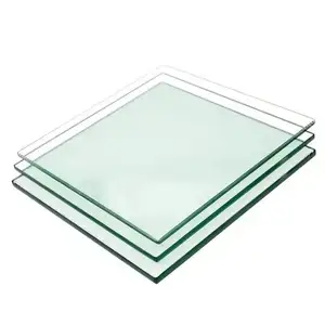 Toughened Glass Tempered clear float low iron flat curved door shower screen balustrade padel 4mm 5mm 6mm 8mm 10mm 12mm supplier