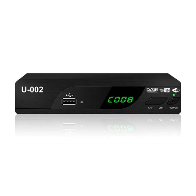 Catcast Digital Terrestre DVB-T2 TV Box with 1080p WIFI FTA HD MI Receiver RCA Output USB Coaxial Audio MPEG-1/WMA/AC3/AAC