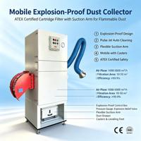 Extracteur de poussière cyclonique mobile pour la purification des fumées de soudage à l'arc